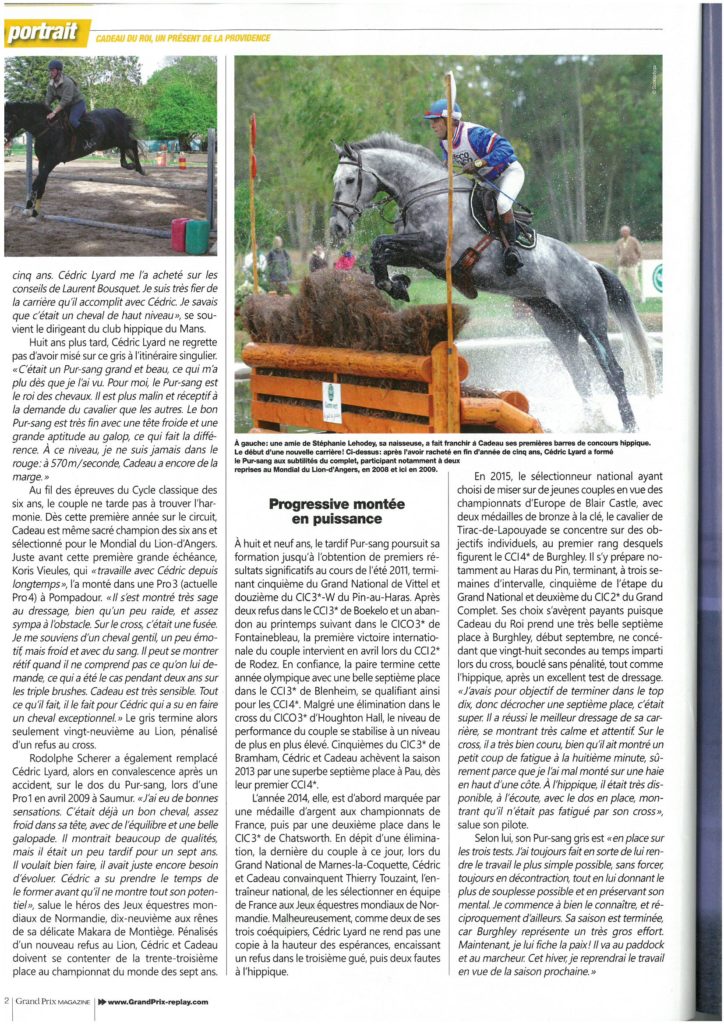 Article Cédric Lyard