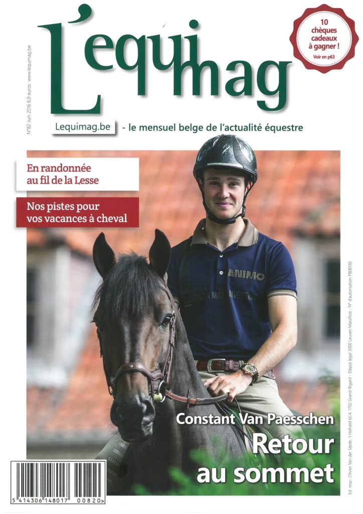 Couverture L'equimag Constant Van Paesschen avec casque Antarès