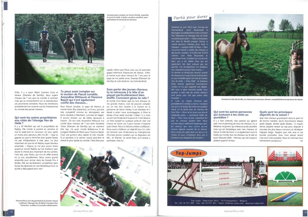 Article L'equimag Constant Van Paesschen