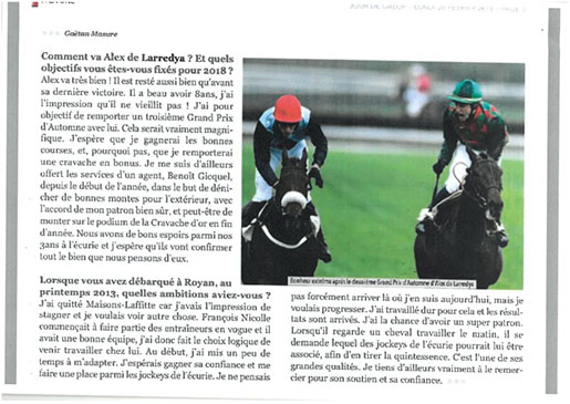 Gaëtan Masure article