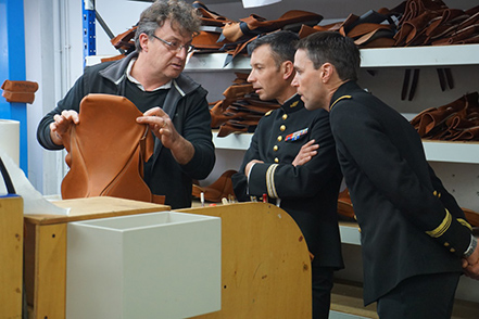 Cadre Noir visite ateliers Antarès Selliers
