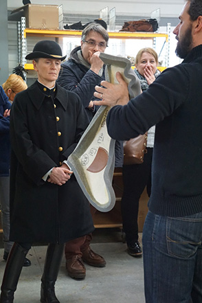 Cadre Noir visite ateliers Antarès Selliers
