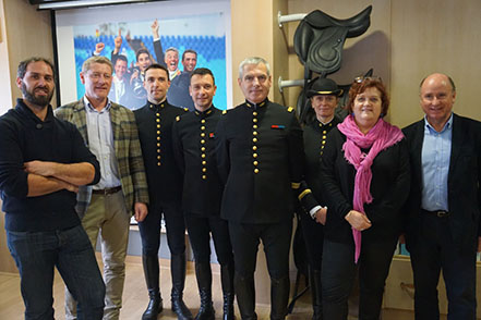 Cadre Noir visite ateliers Antarès Selliers