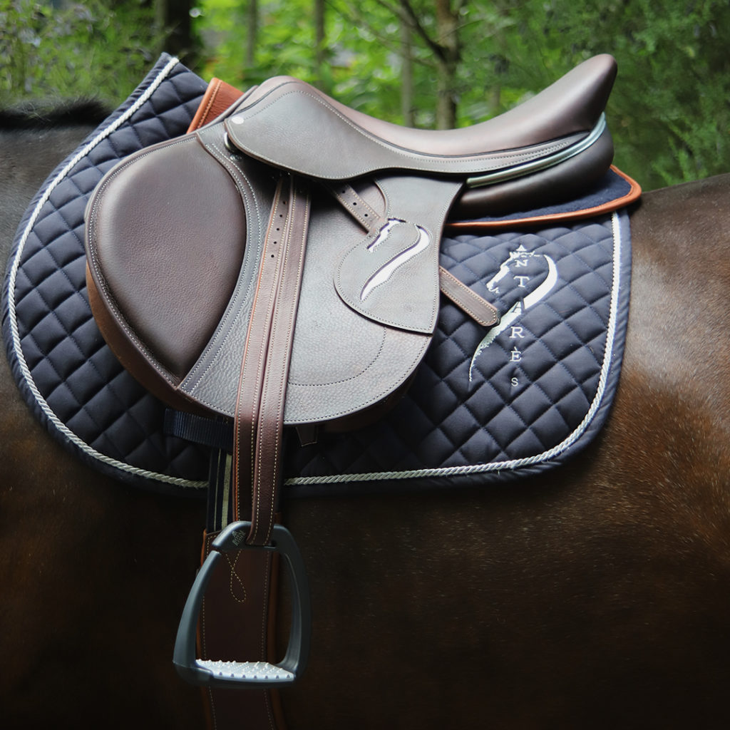 amortisseur cheval antares sellier selle de cheval cuir