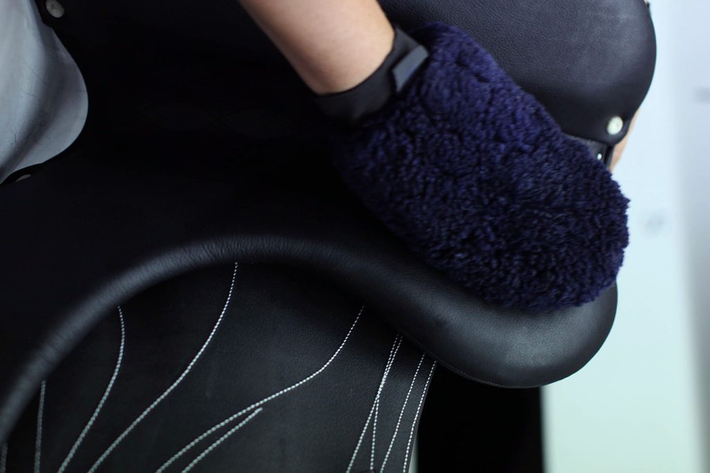 Look after leather saddle