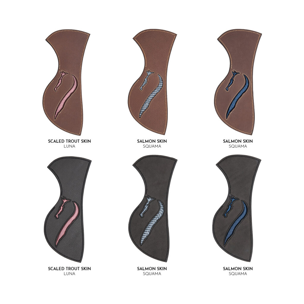 personalise your saddle with fish leather
