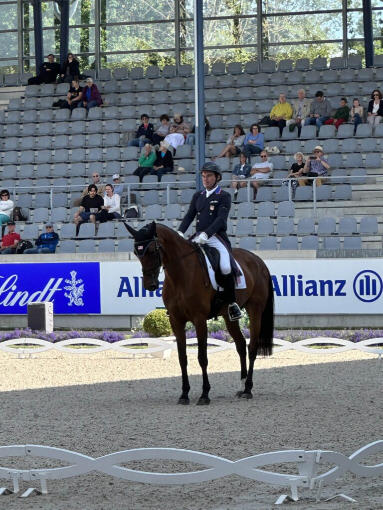 Aachen competition Antarès rider